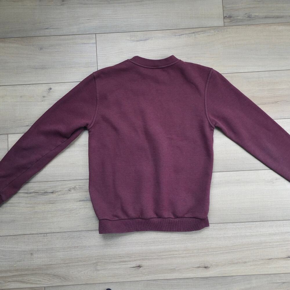 Paris Tour D'Or Ile De France Maroon Pullover Crewneck Sweatshirt Women Sz M - Picture 10 of 13